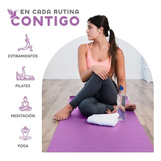 Foto 3 | Tapete Para Yoga, Pilates, Fitness, Ejercicio Y Relajación Eo Safe Imports Esi-18863 Púrpura