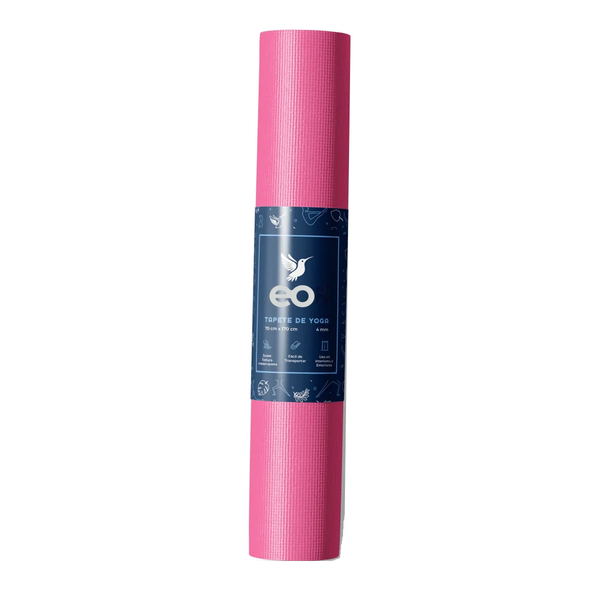 Tapete para Yoga Rosa