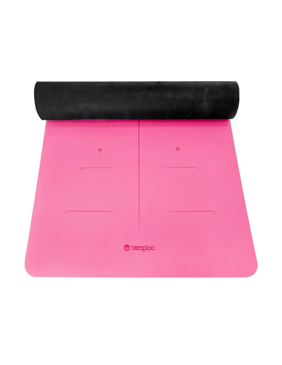 Foto 6 pulgar | Tapete De Yoga Temploo Eco Grip - Rosa