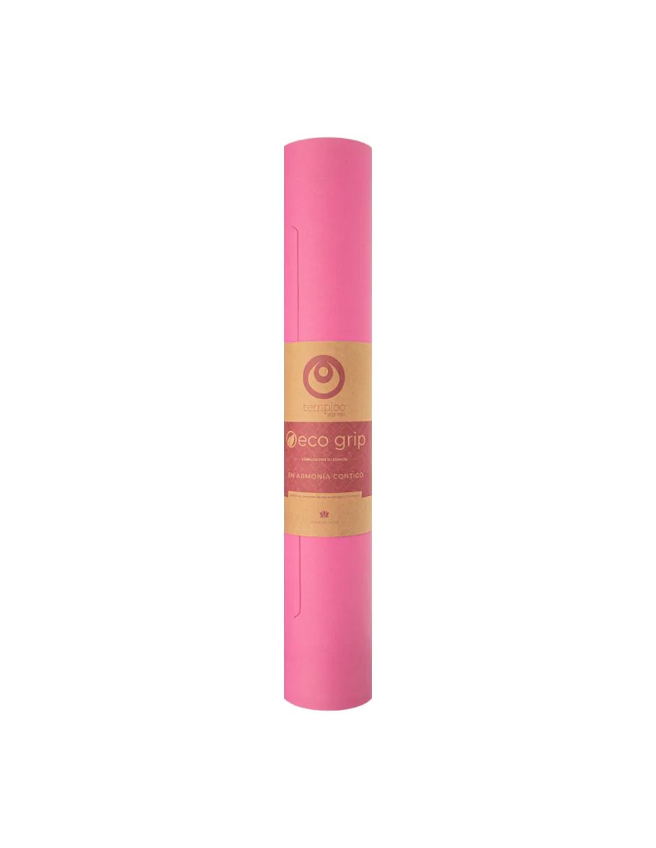 Foto 7 pulgar | Tapete De Yoga Temploo Eco Grip - Rosa