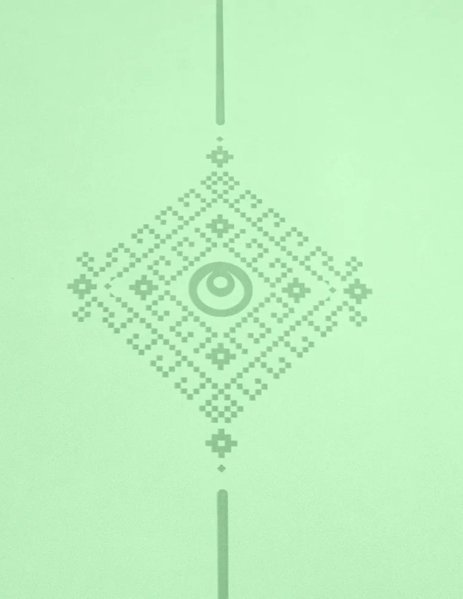 Foto 3 | Tapete De Yoga Temploo Eco Grip - Aqua