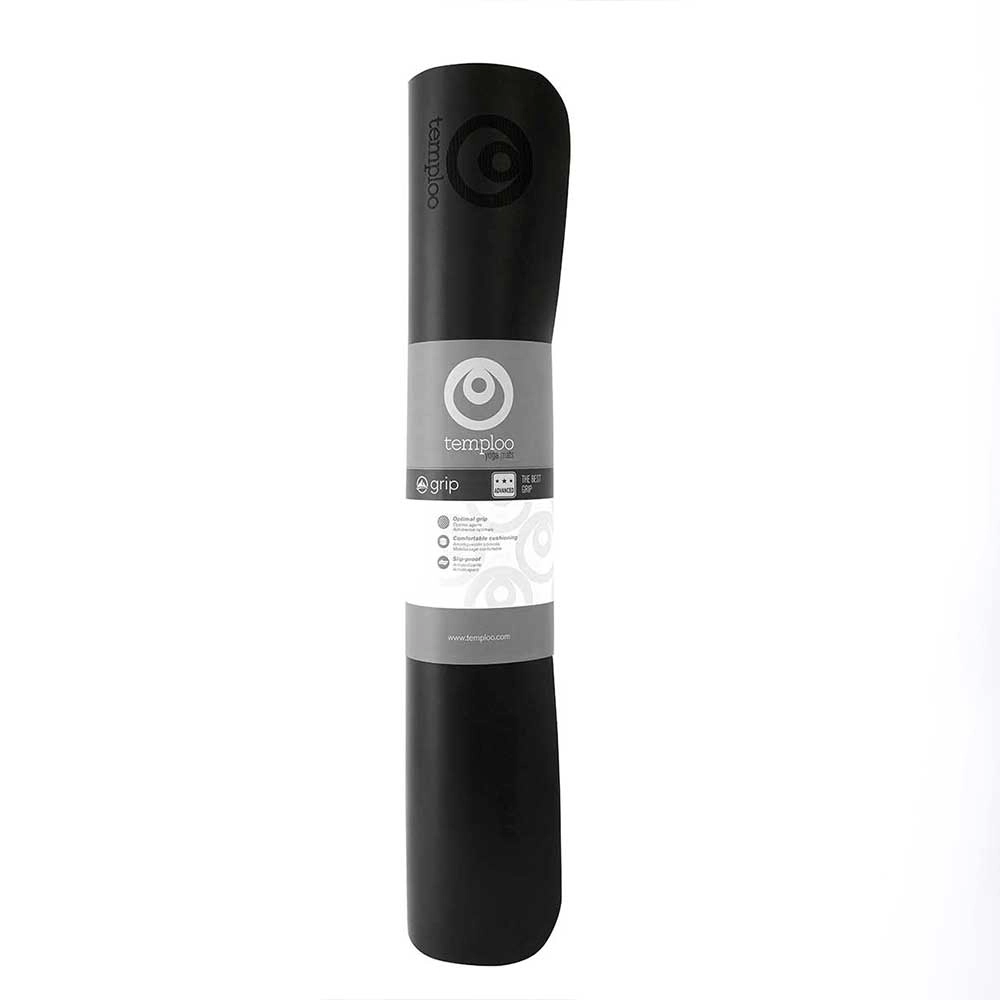 Foto 4 pulgar | Tapete de Yoga Temploo Grip Negro