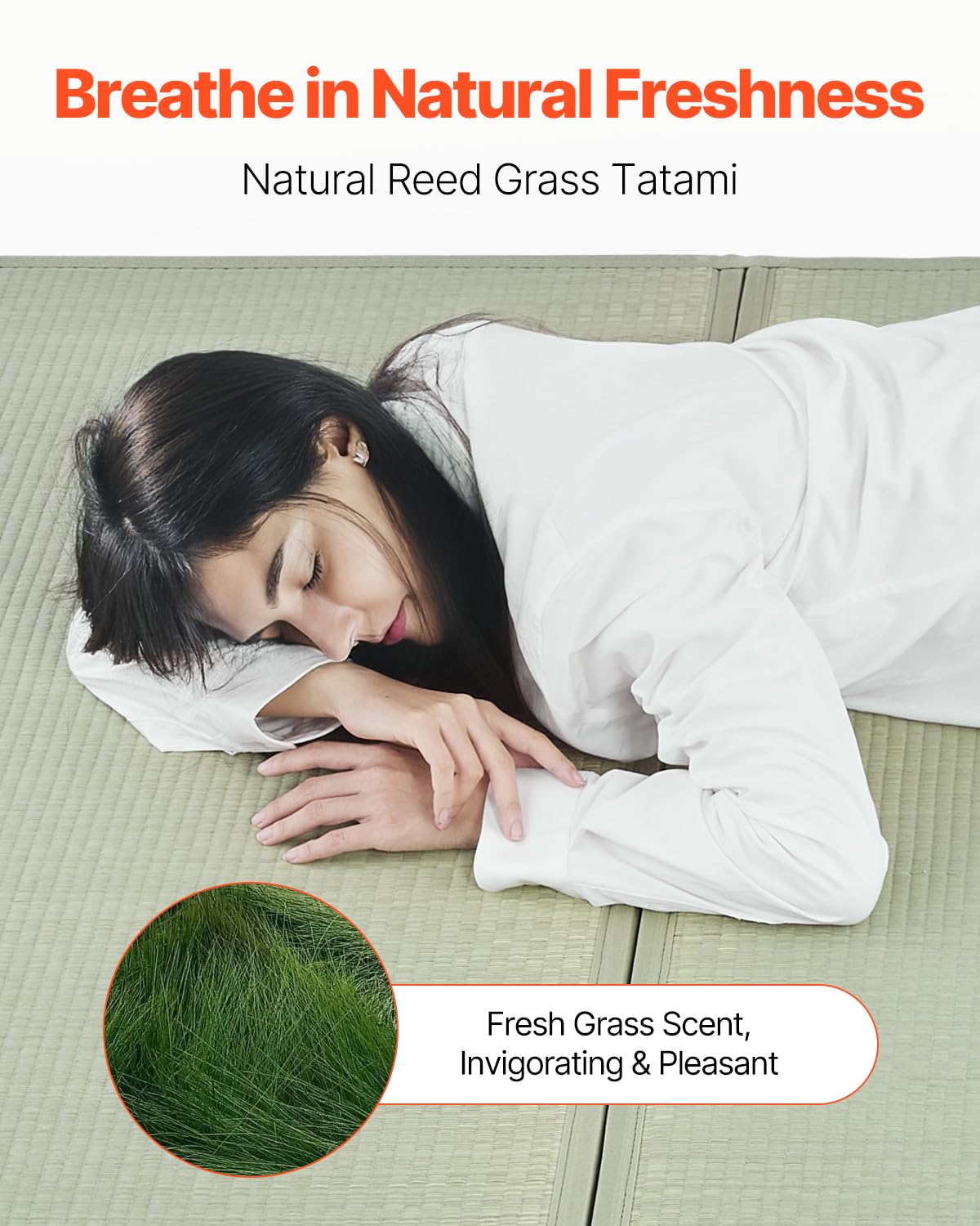 Foto 6 pulgar | Tapete De Tatami Vevor Japanese Extended Twin Xl 100% Rush Grass - Venta Internacional.