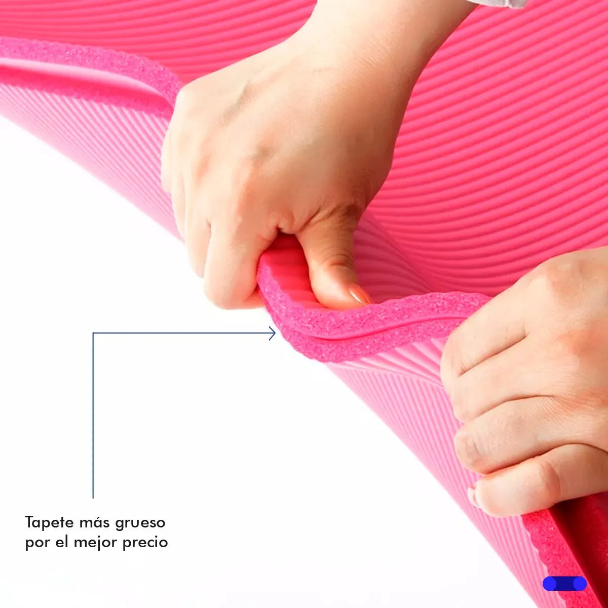 Foto 4 pulgar | Tapete Yoga Pilates Lab.g Fitness Ejercicio Portátil 10mm Grosor Rosa
