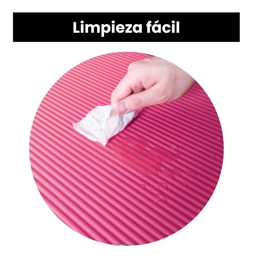 Foto 5 pulgar | Tapete Yoga Pilates Lab.g Fitness Ejercicio Portátil 10mm Grosor Rosa