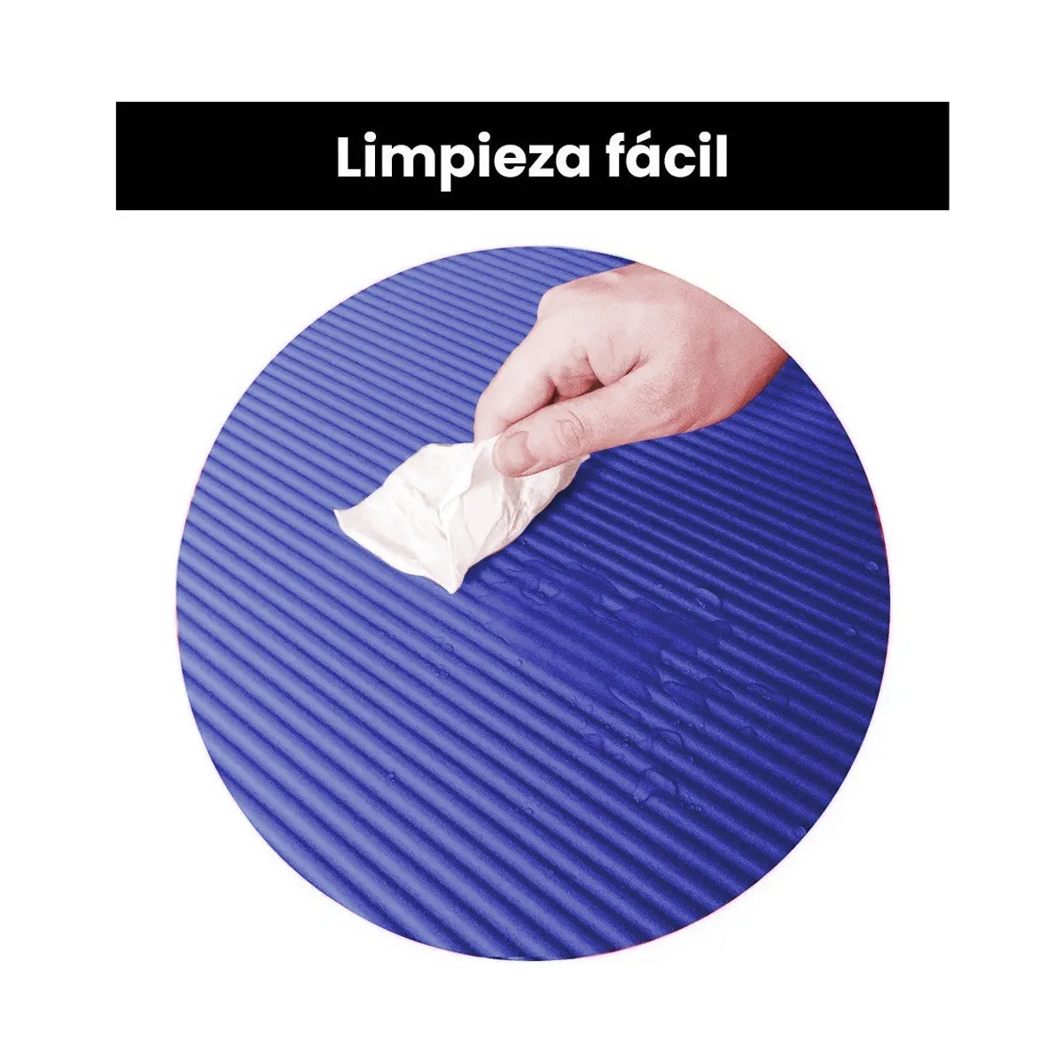 Foto 5 pulgar | Tapete Yoga Pilates Lab.g Fitness Ejercicio Portátil 10mm Grosor Azul