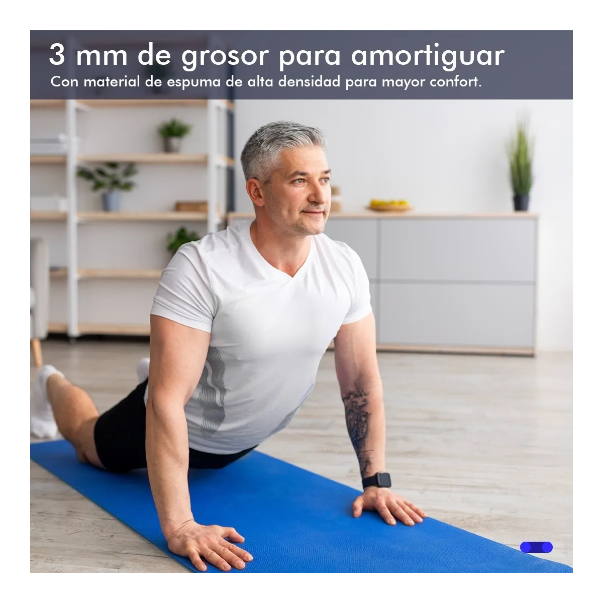 Foto 3 pulgar | Tapete Yoga Pilates Fitness Portátil 10mm Grosor Lab.g Rosa
