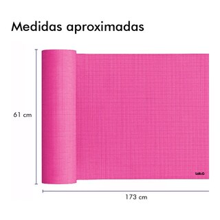 Foto 3 | Tapete Yoga Pilates Fitness Portátil 10mm Grosor Lab.g Rosa