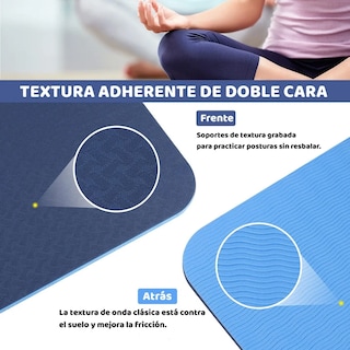 Foto 4 | Tapete de Yoga Azul