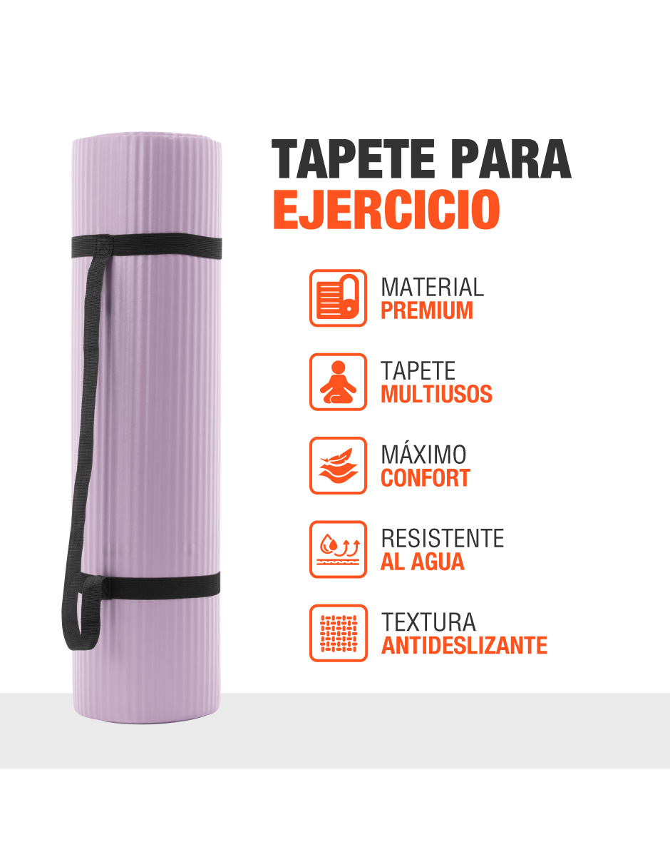Foto 3 pulgar | Tapete De Yoga Mat Antiderrapante Altera Fitness Pilates Gym - Petunia