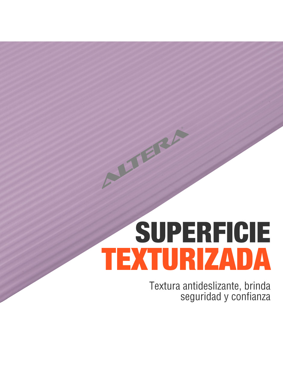 Foto 5 pulgar | Tapete De Yoga Mat Antiderrapante Altera Fitness Pilates Gym - Petunia