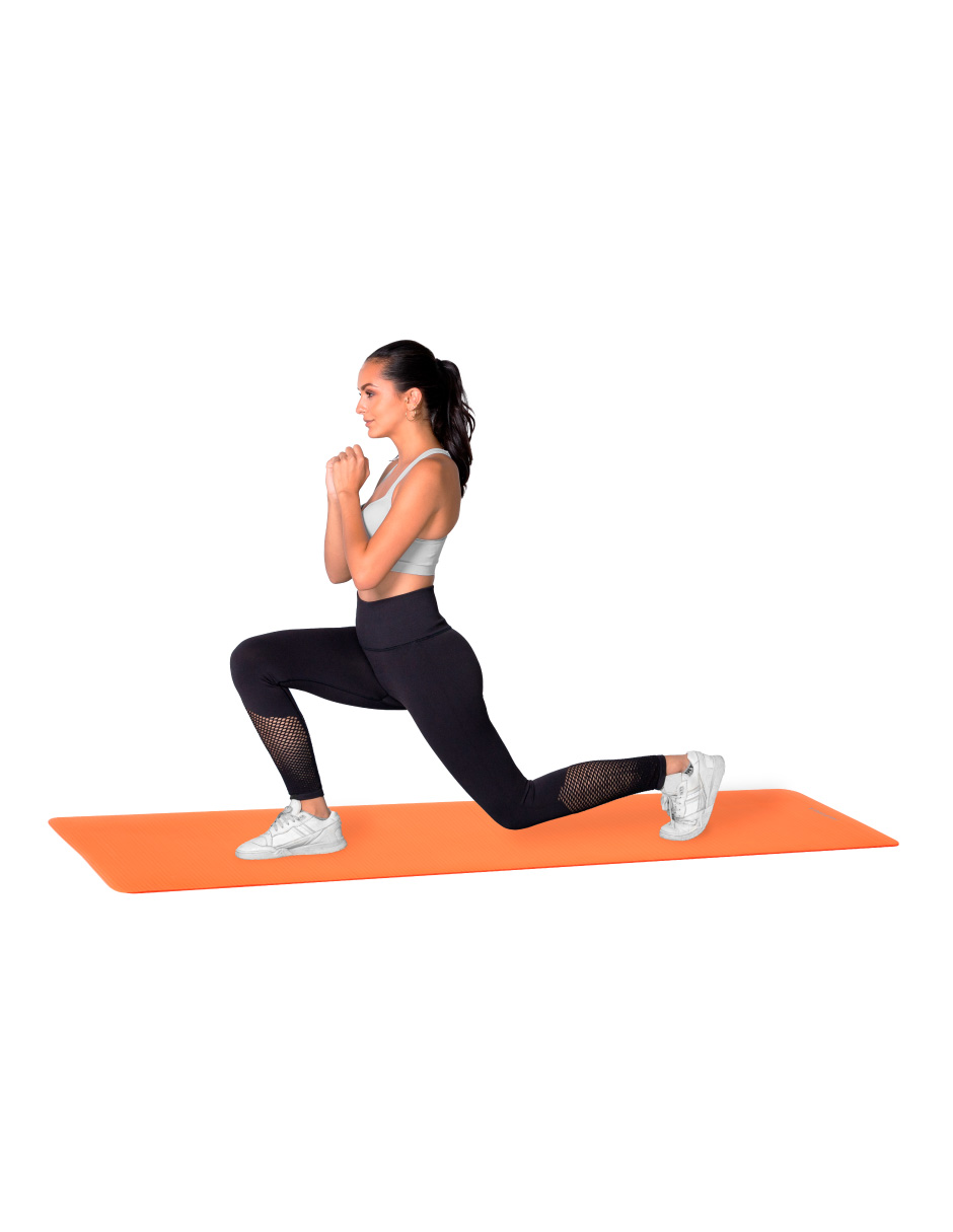 Foto 9 pulgar | Tapete De Yoga Mat Antiderrapante Altera Fitness Pilates Gym - Naranja
