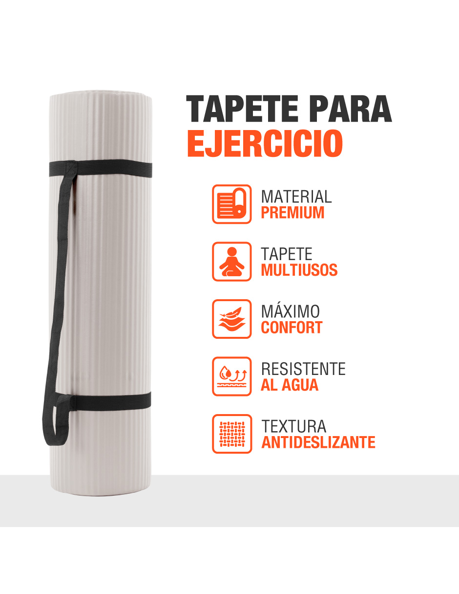 Foto 3 pulgar | Tapete De Yoga Mat Antiderrapante Altera Fitness Pilates Gym - Arena