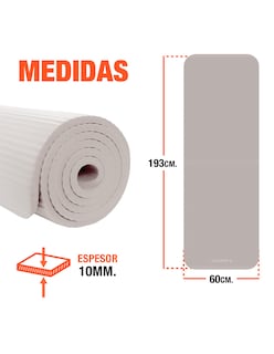 Foto 7 | Tapete De Yoga Mat Antiderrapante Altera Fitness Pilates Gym - Arena