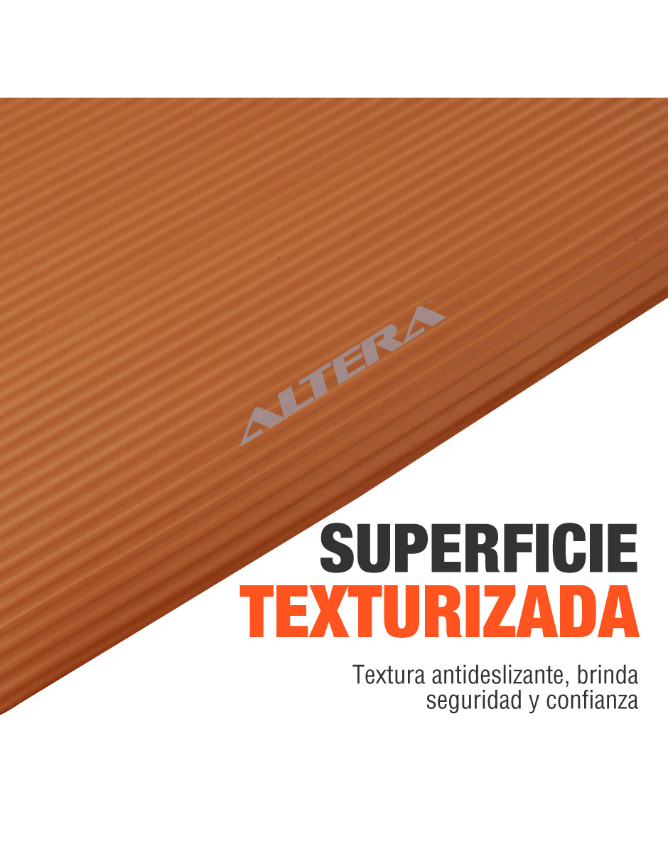 Foto 5 pulgar | Tapete De Yoga Mat Antiderrapante Altera Fitness Pilates Gym - Mocha