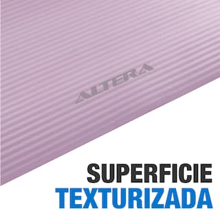 Foto 4 | Tapete Yoga Grueso 15 Mm Fitness Altera Nbr Antiderrapante - Petunia
