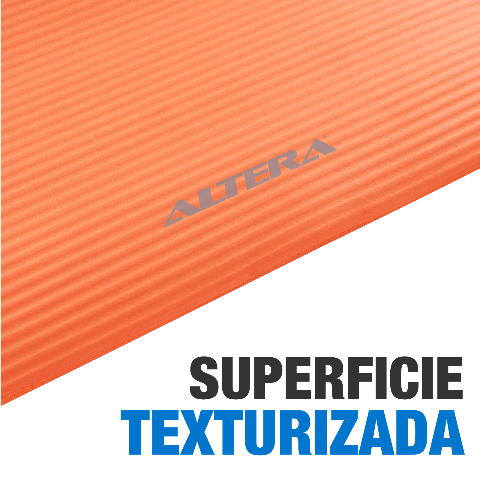 Foto 5 pulgar | Tapete Yoga Grueso 15 Mm Fitness Altera Nbr Antiderrapante - Naranja