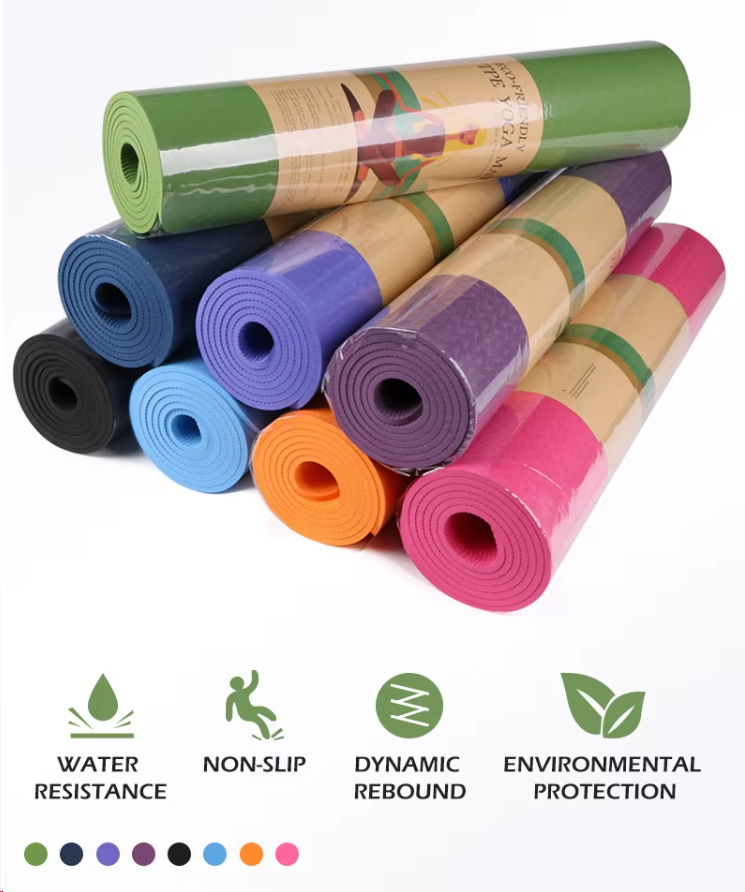 Foto 4 | Tapete Portátil Yoga Pilates Ejercicio Color Morado