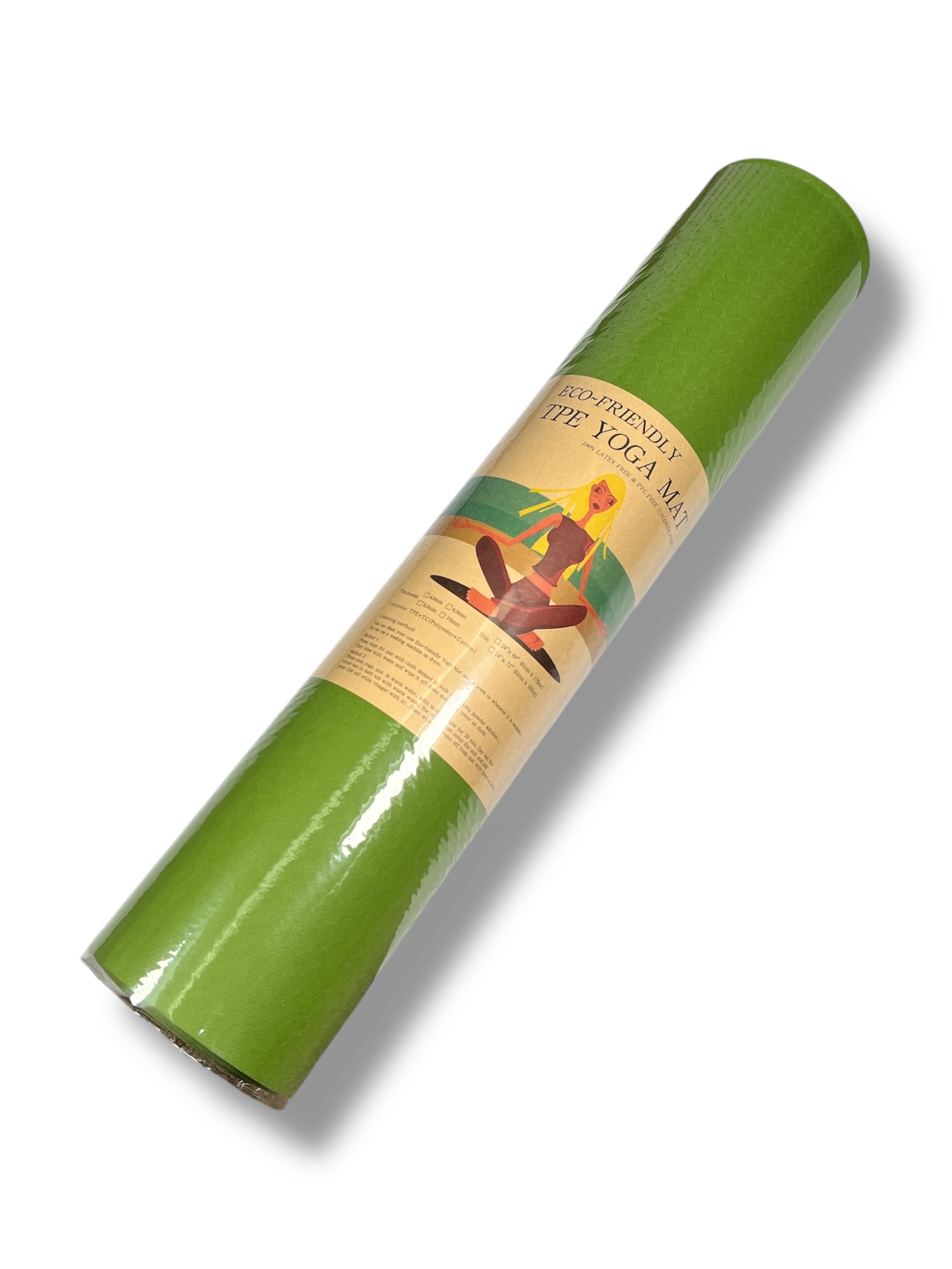 Tapete Portátil Yoga Pilates Ejercicio Color Verde $309