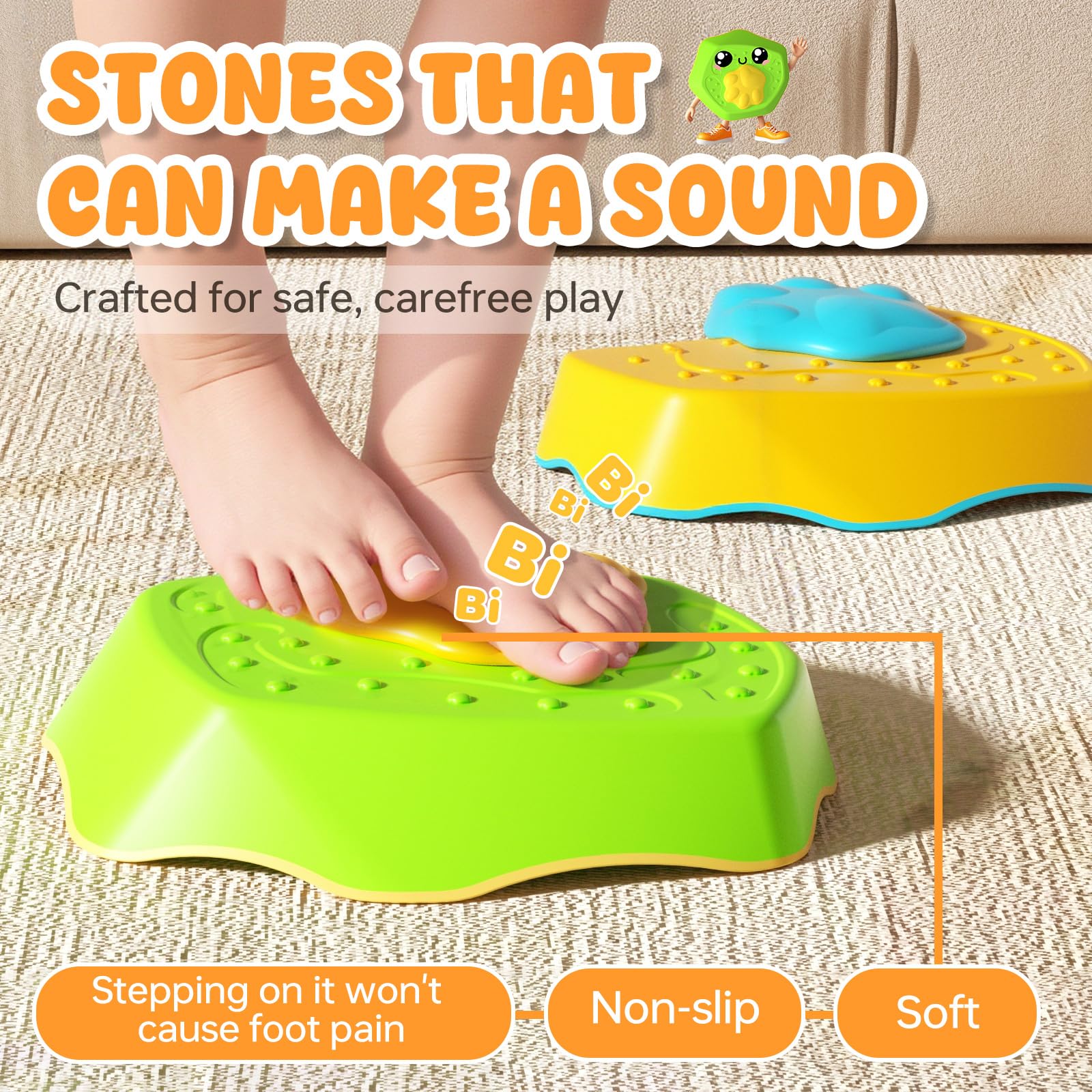 Foto 3 pulgar | Stepping Stones Hirose Voiced Para Niños, Balanza Antideslizante De 5 Piezas - Venta Internacional.