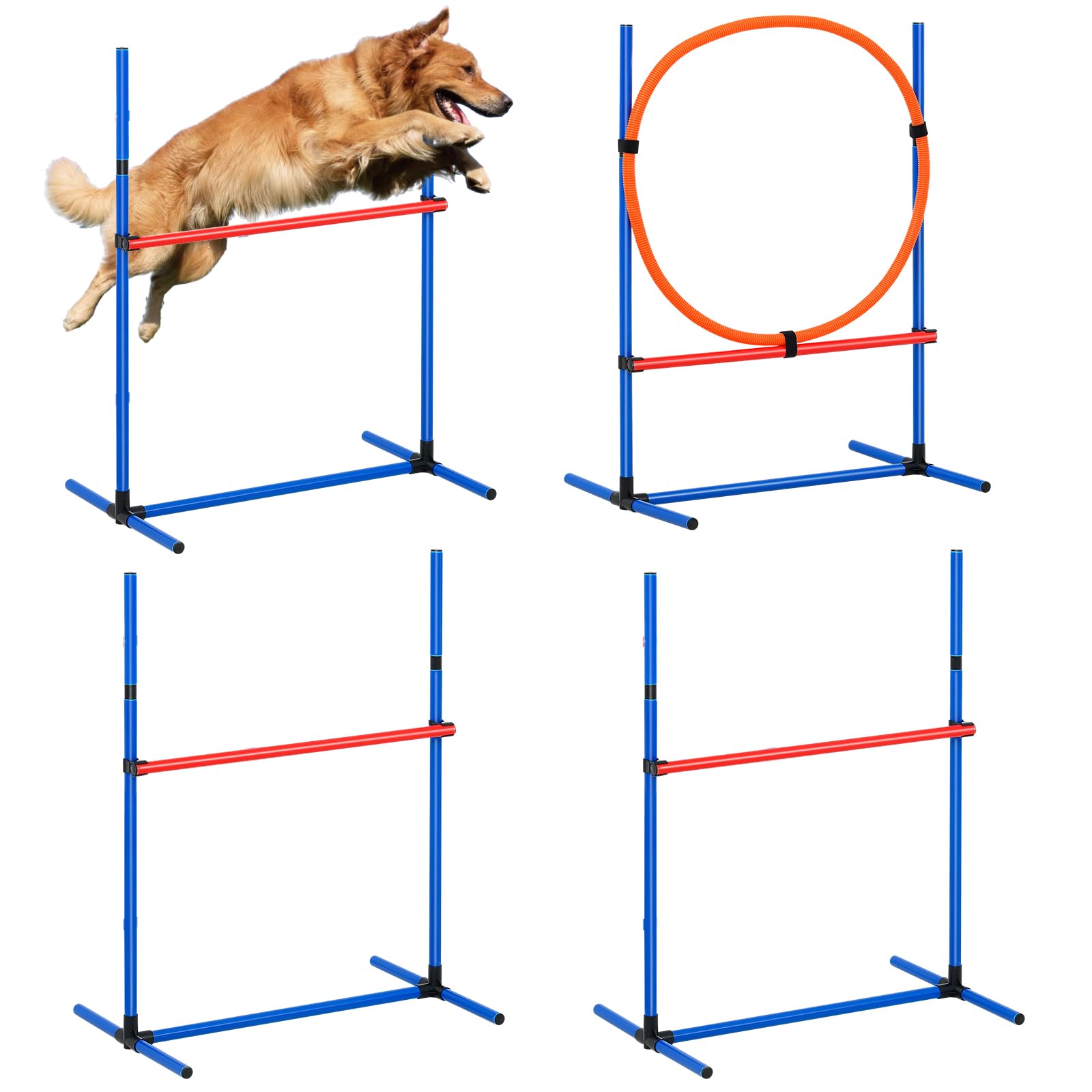 Foto 2 pulgar | Equipo De Entrenamiento De Agilidad Para Perros Vevor Con Altura Ajustable - Venta Internacional.