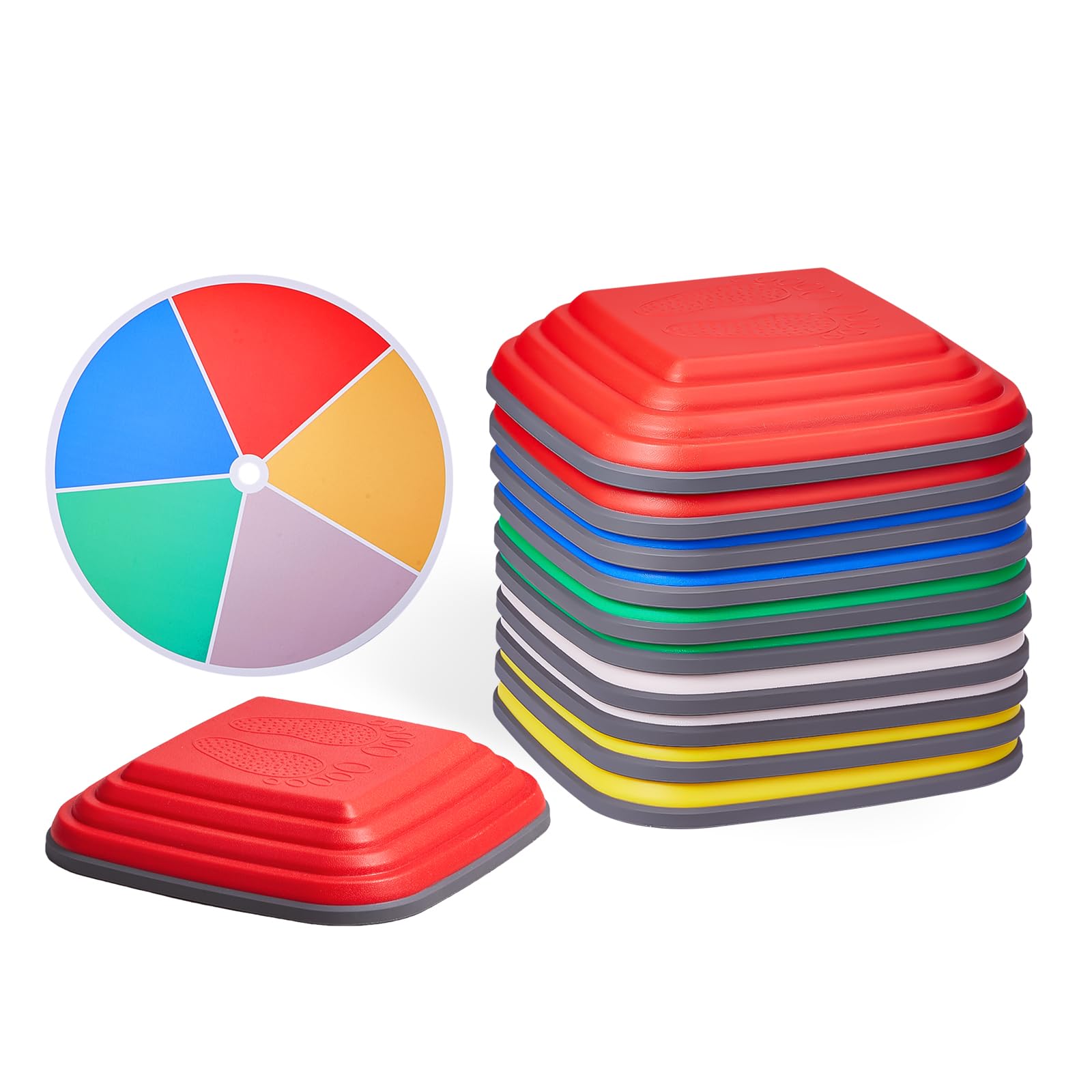 Foto 2 pulgar | Balance Stepping Stones Vevor Para Niños De Hasta 100 Kg, 10 Unidades - Venta Internacional.