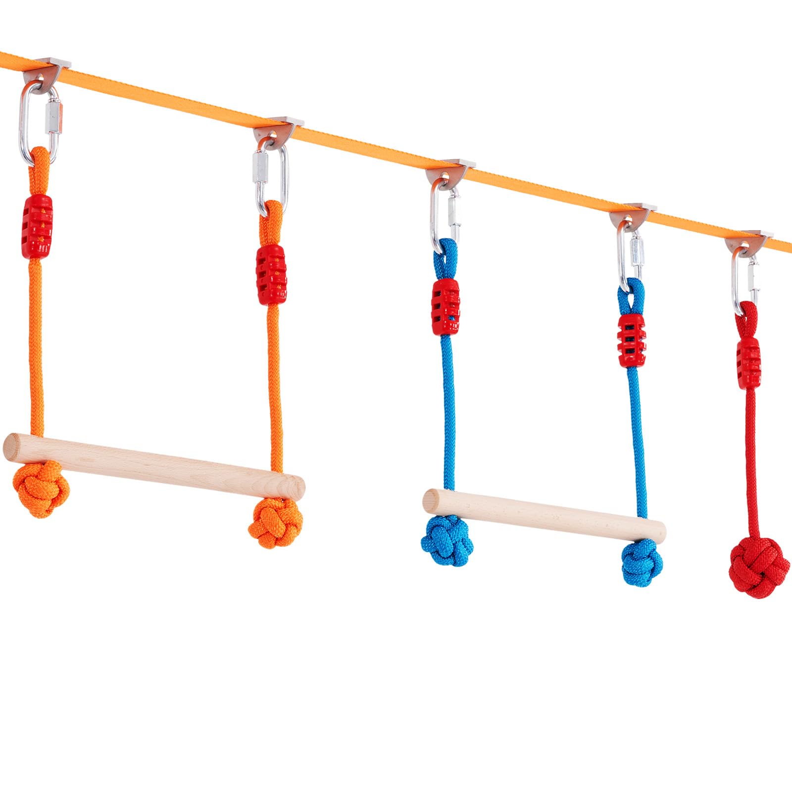 Foto 5 pulgar | Carrera De Obstáculos Ninja Warrior Vevor Para Niños Con 14 Obstáculos - Venta Internacional.