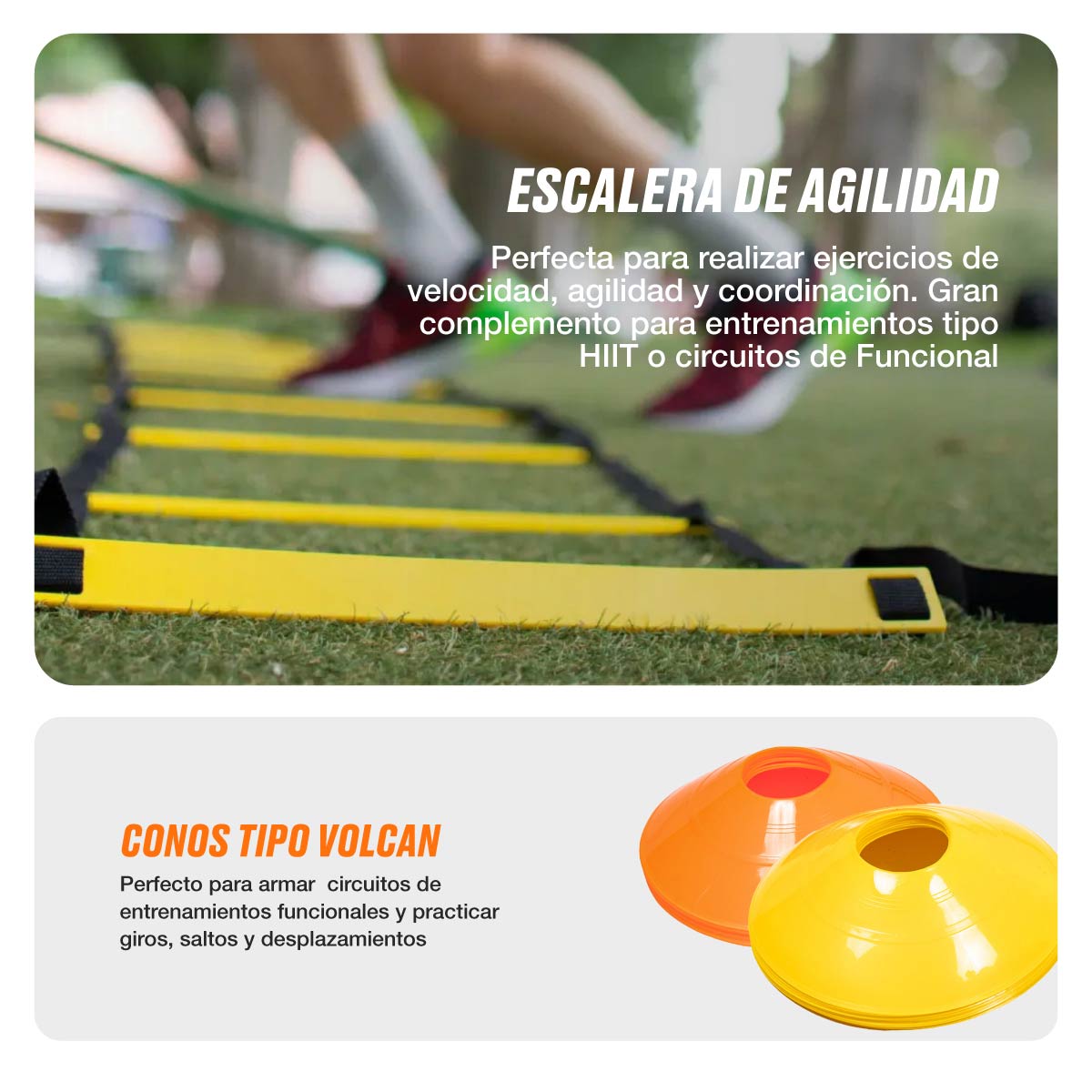 Foto 3 pulgar | Set Agilidad Bodytrainer Con Escalera Vallas Ligas Cuerda