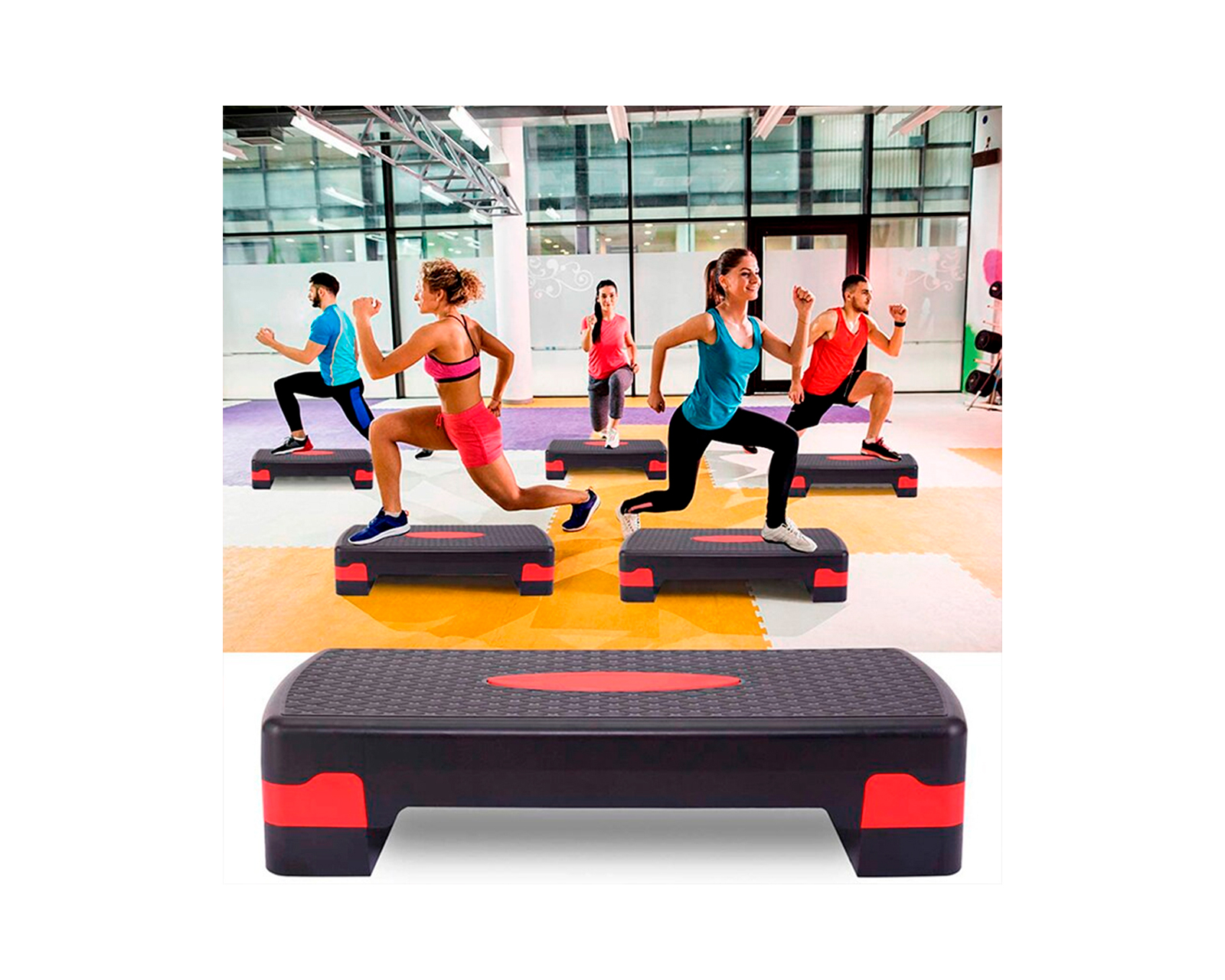 Foto 4 pulgar | Escalón Aeróbico Brandtrendy Multicolor con 2 Alturas