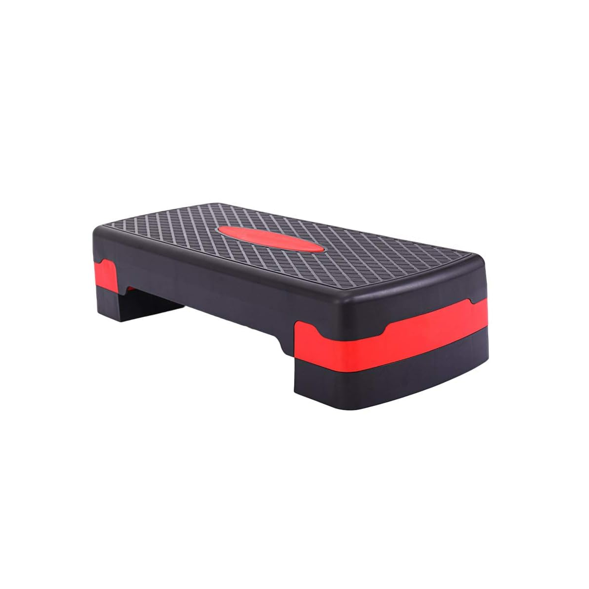 Banco Step para Aerobics Ajustable Eo Safe Imports Esi-7470 color Negro