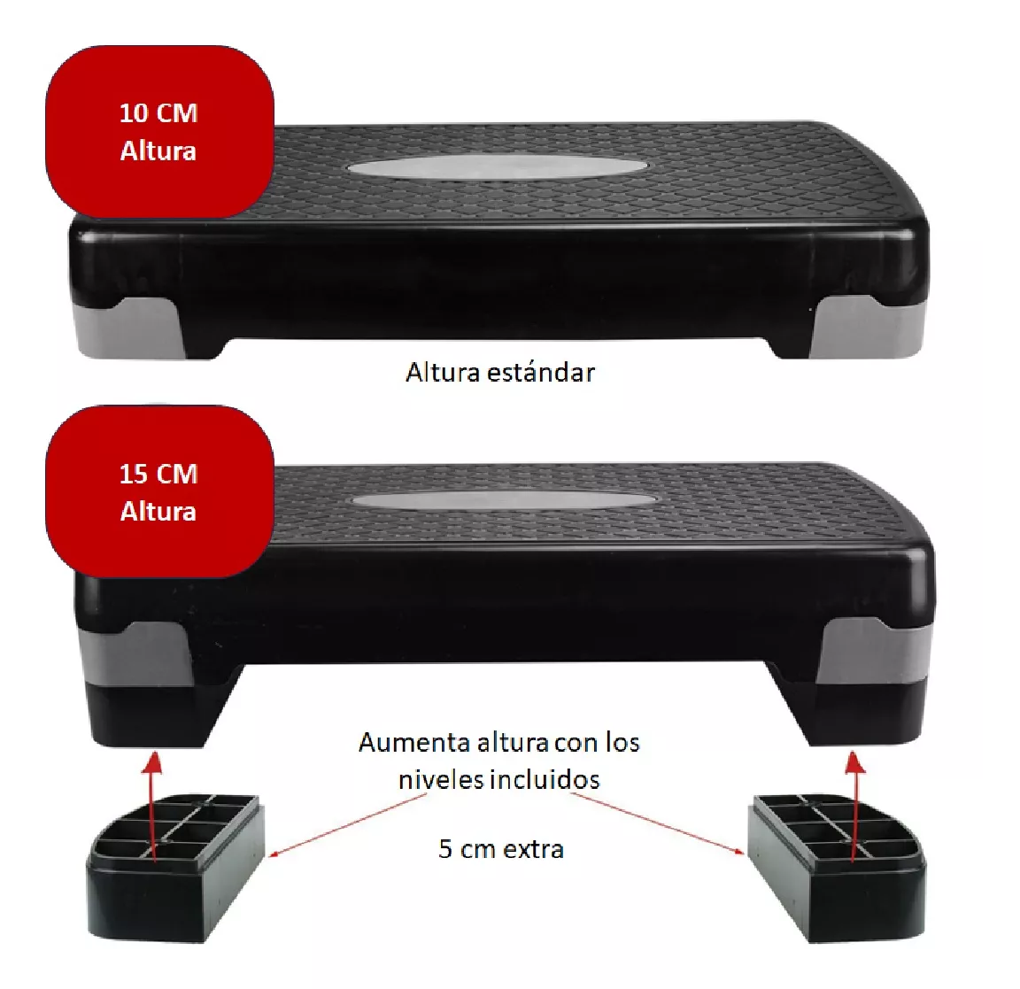 Foto 3 pulgar | Banco Step  Ajustable Eo Safe Imports Esi-9111 Multicolor