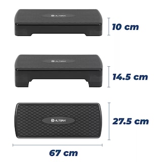 Foto 3 | Banco Escalon De Ejercicio Step Rutinas Aerobics Ajustable Eo Safe Imports Esi-17507 Negro