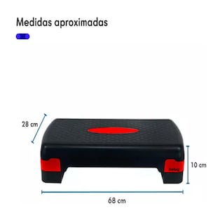 Foto 3 | Banco Ejercicio Fitness Crossfit Ajustable Gym Belug, Negro Detalles Rojo
