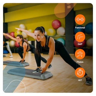 Foto 5 | Banco Step Gym Bodytrainer Para Ejercicio Con Altura Ajustable