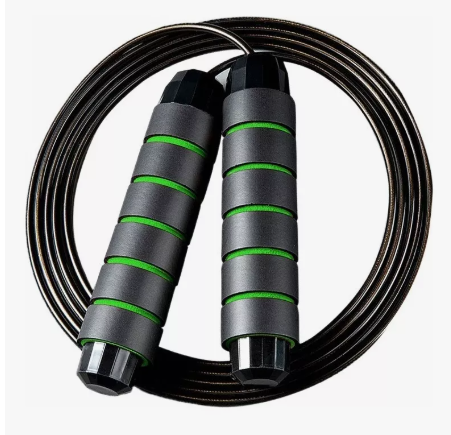 Cuerda Para Saltar Ajustable Ejercicio Color Verde