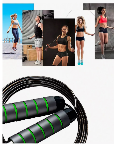 Foto 4 | Cuerda Para Saltar Ajustable Ejercicio Color Verde