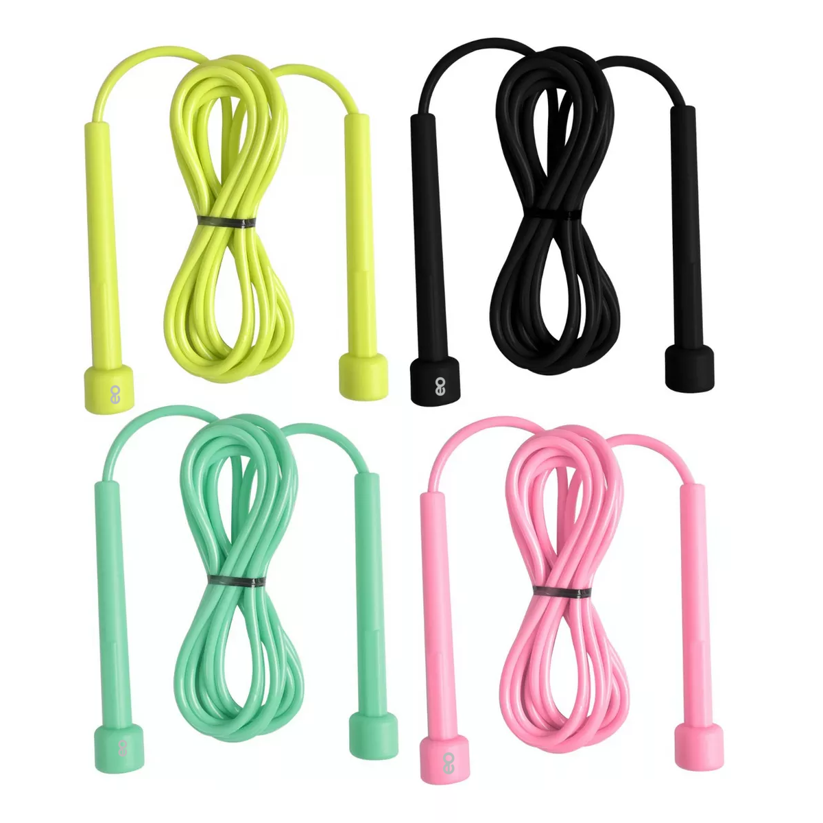 Foto 2 pulgar | Set 4 Pcs Cuerda Para Saltar Ajustable Con Mangos Antideslizante Eo Safe Imports Esi-13967-1 Multicolor