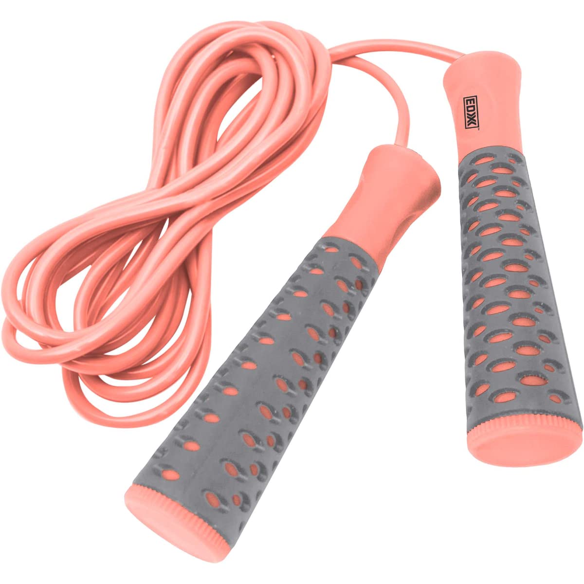 Jump Rope Edx De Endurance Fitness, Ajustable, 10 Pies, Color Coral - Venta Internacional.