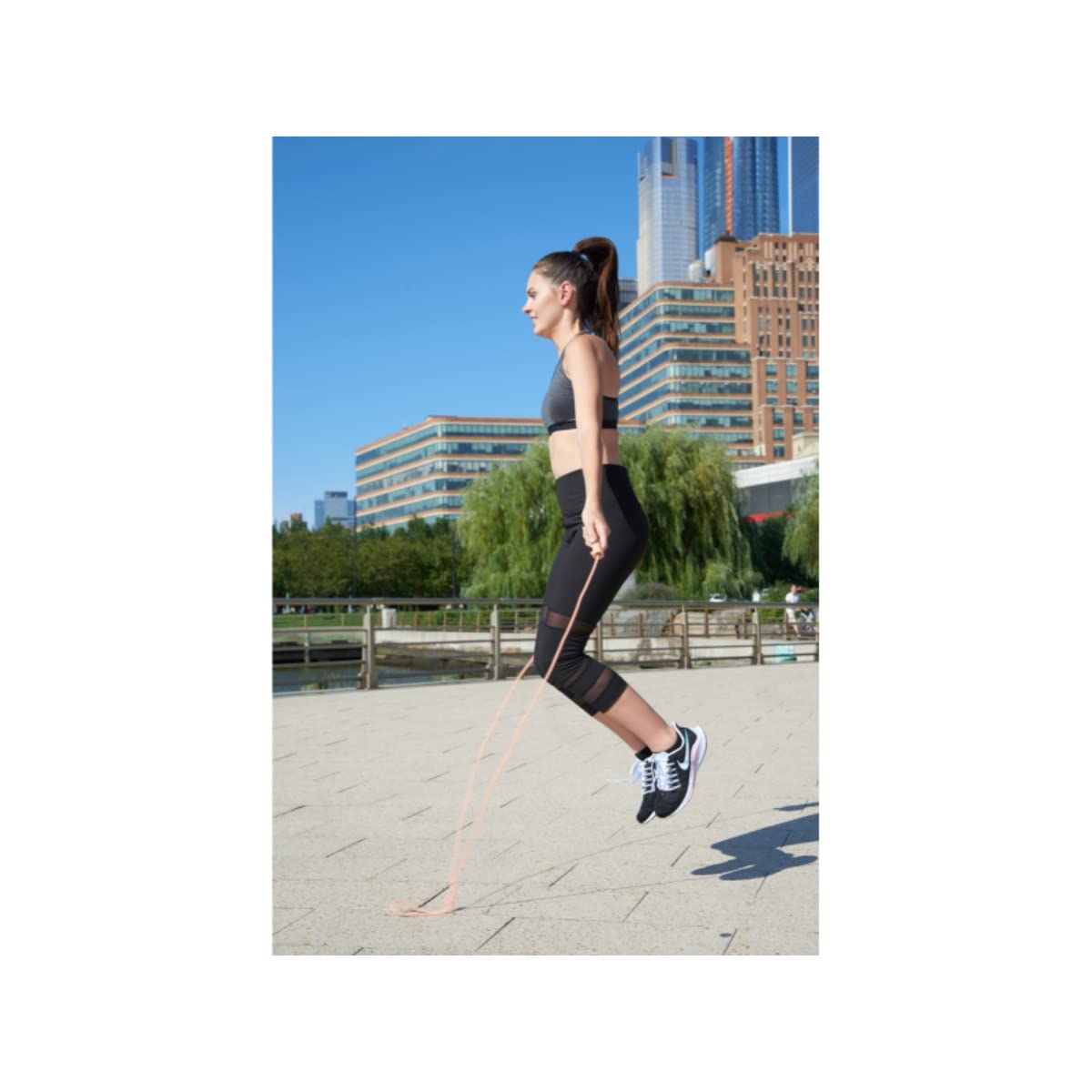 Foto 4 pulgar | Jump Rope Edx De Endurance Fitness, Ajustable, 10 Pies, Color Coral - Venta Internacional.