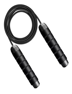 Foto 4 | Cuerda Para Saltar Ajustable Color Negro + Gratis Termo Güish De Regalo