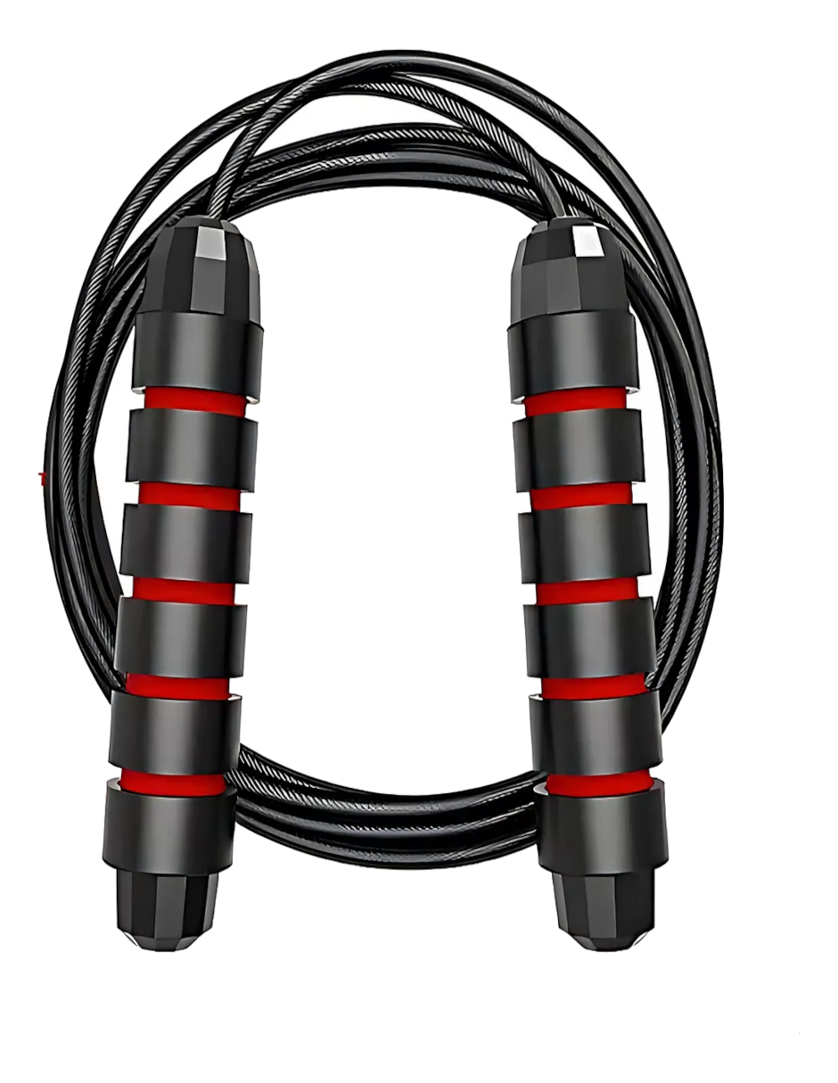 Foto 4 pulgar | Cuerda Para Saltar Ajustable Color Rojo + Gratis Termo Güish De Regalo