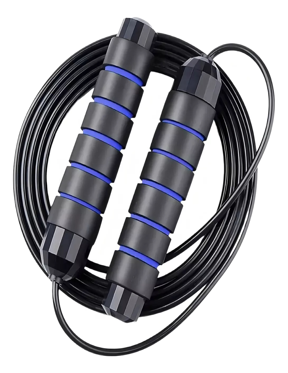 Foto 3 pulgar | Cuerda Para Saltar Ajustable Color Azul + Gratis Termo Güish De Regalo