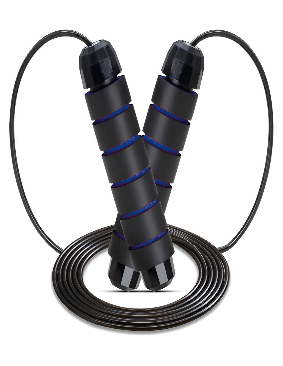 Foto 4 pulgar | Cuerda Para Saltar Ajustable Color Azul + Gratis Termo Güish De Regalo