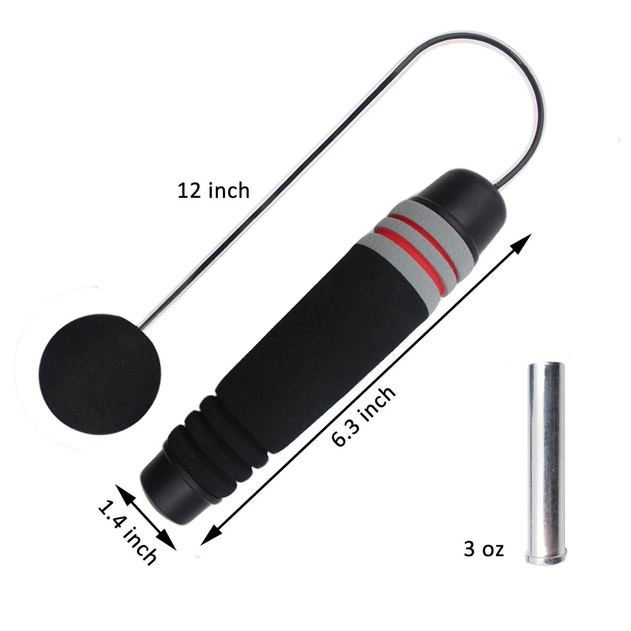 Foto 3 pulgar | Cuerda De Velocidad Jump Rope Benvo, Inalámbrica Y Pesada - Venta Internacional.