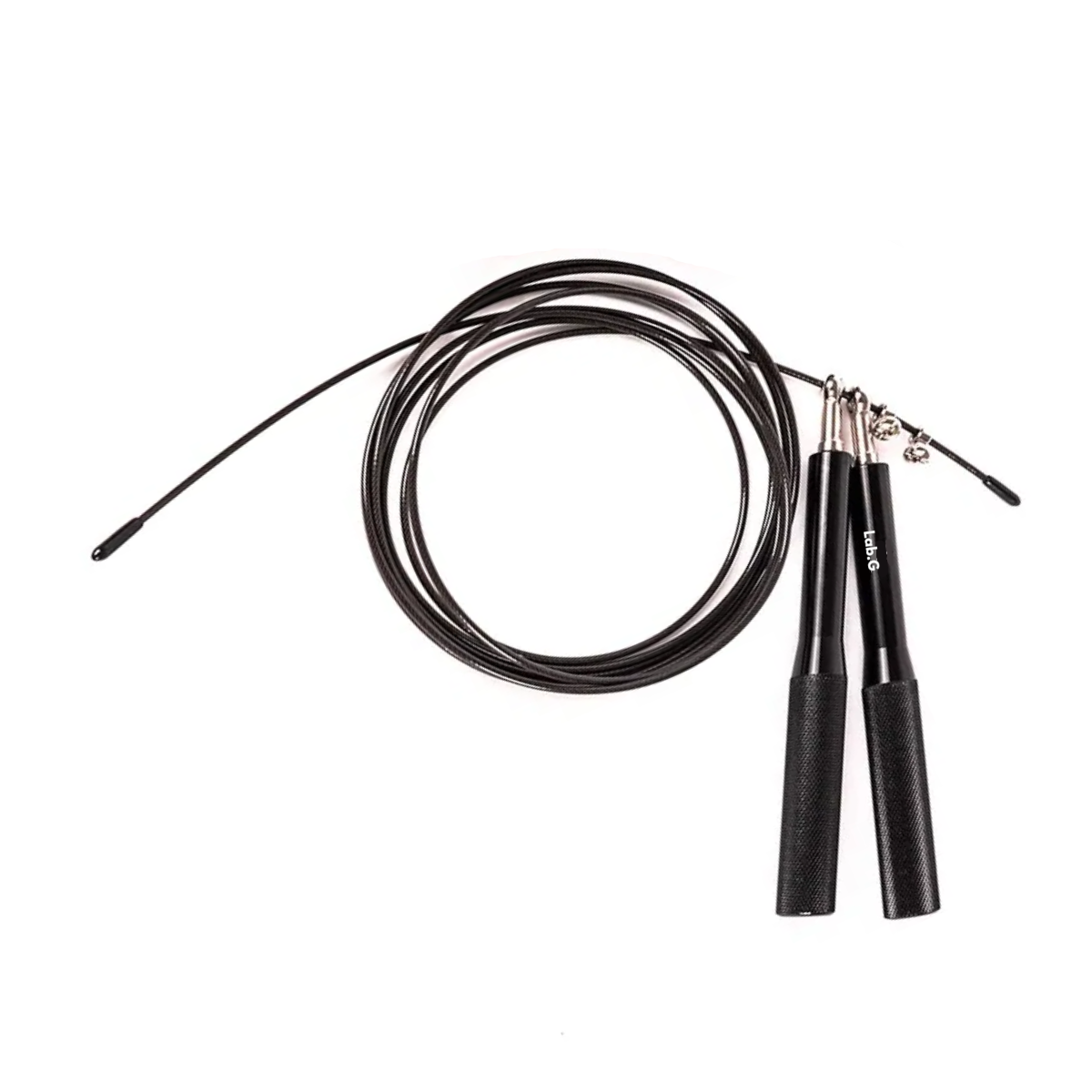 Ayara Cuerda Saltar Velocidad Ajustable Crossfit Acero 3m Lab.g Negro