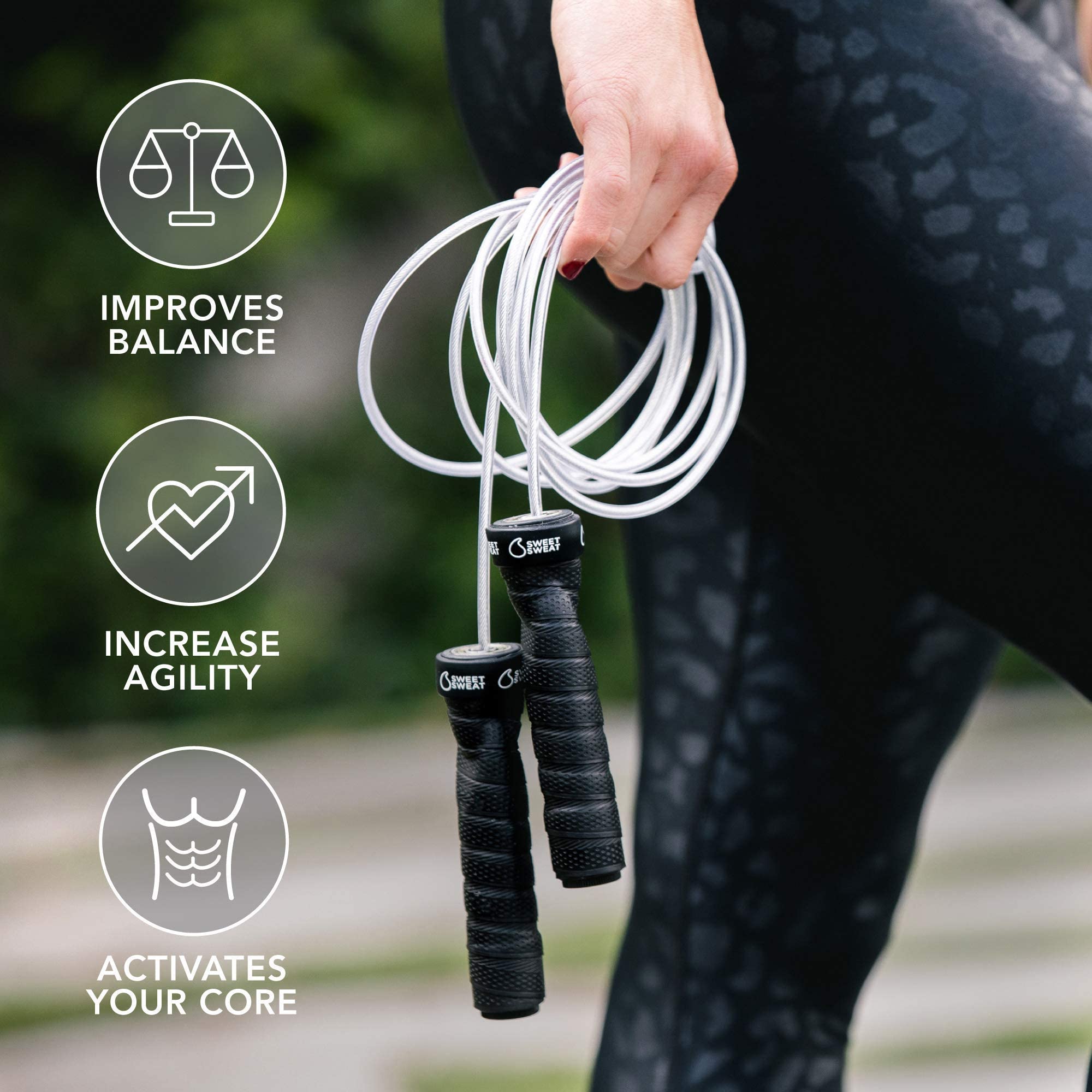 Foto 4 | Jump Rope Sports Research Sweet Sweat Performance, 3 M - Venta Internacional.