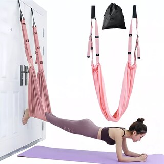 Foto 2 | Columpio Yoga Aéreo Hamaca Puerta Ejercicio Eo Safe Imports Esi-15866 Rosa