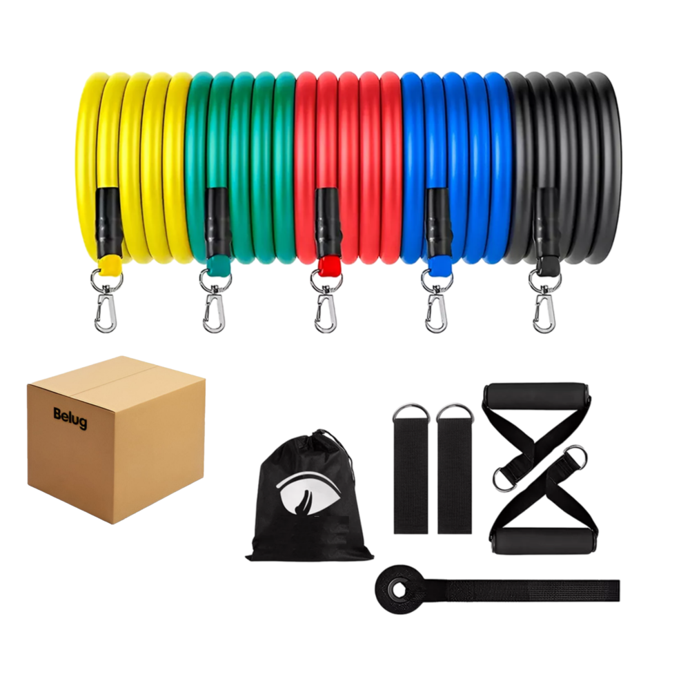 Bandas De Resistencia Gimnasio Ligas Ejercicio Yoga Fitness Multicolor