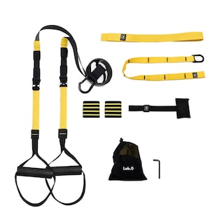 Foto 1 | Suspensión Entrenamiento Bandas De Resistencia De Tipo Trx Amarillo Con Negro Lab.g Multicolor