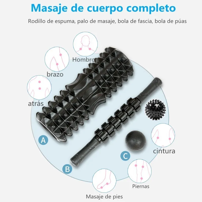 Foto 4 pulgar | Accesorios de Espuma Malubero para Yoga y Entrenamiento color Negro